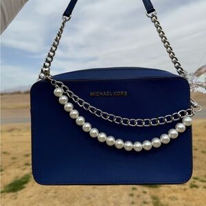 Michael Kors Blue Crossbody Bag